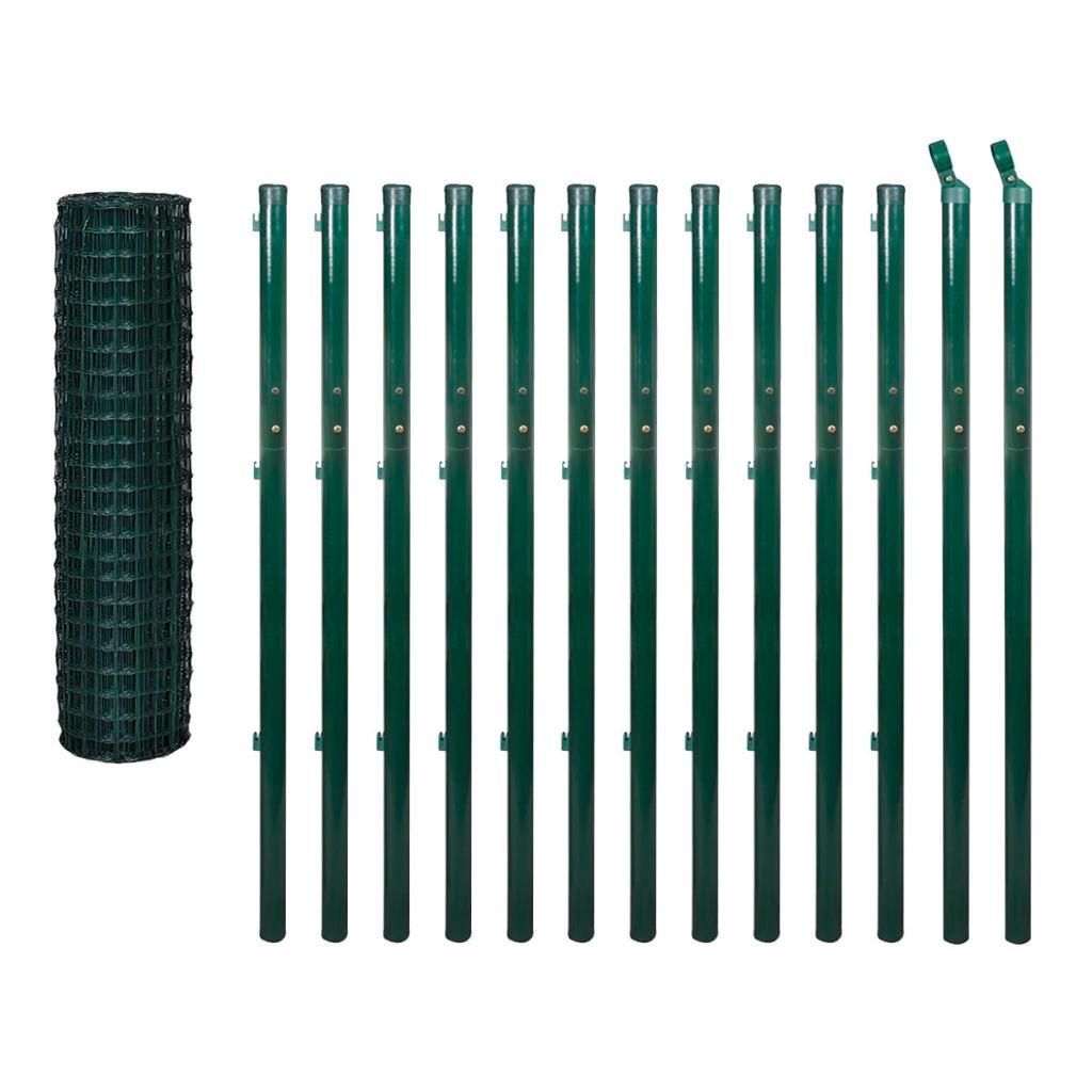 vidaXL Eurofence stål 25x1,7 m