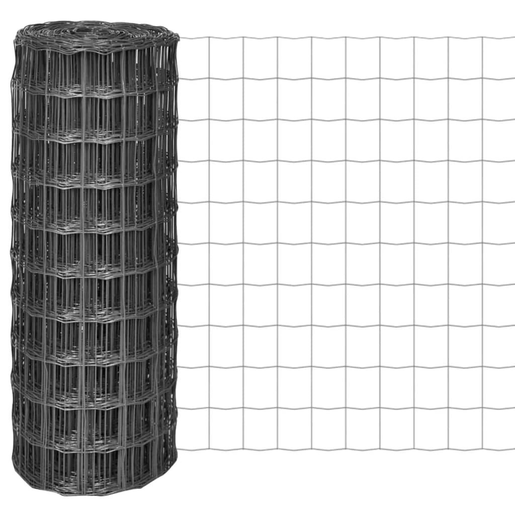 vidaXL Eurofence stål 25x1 m