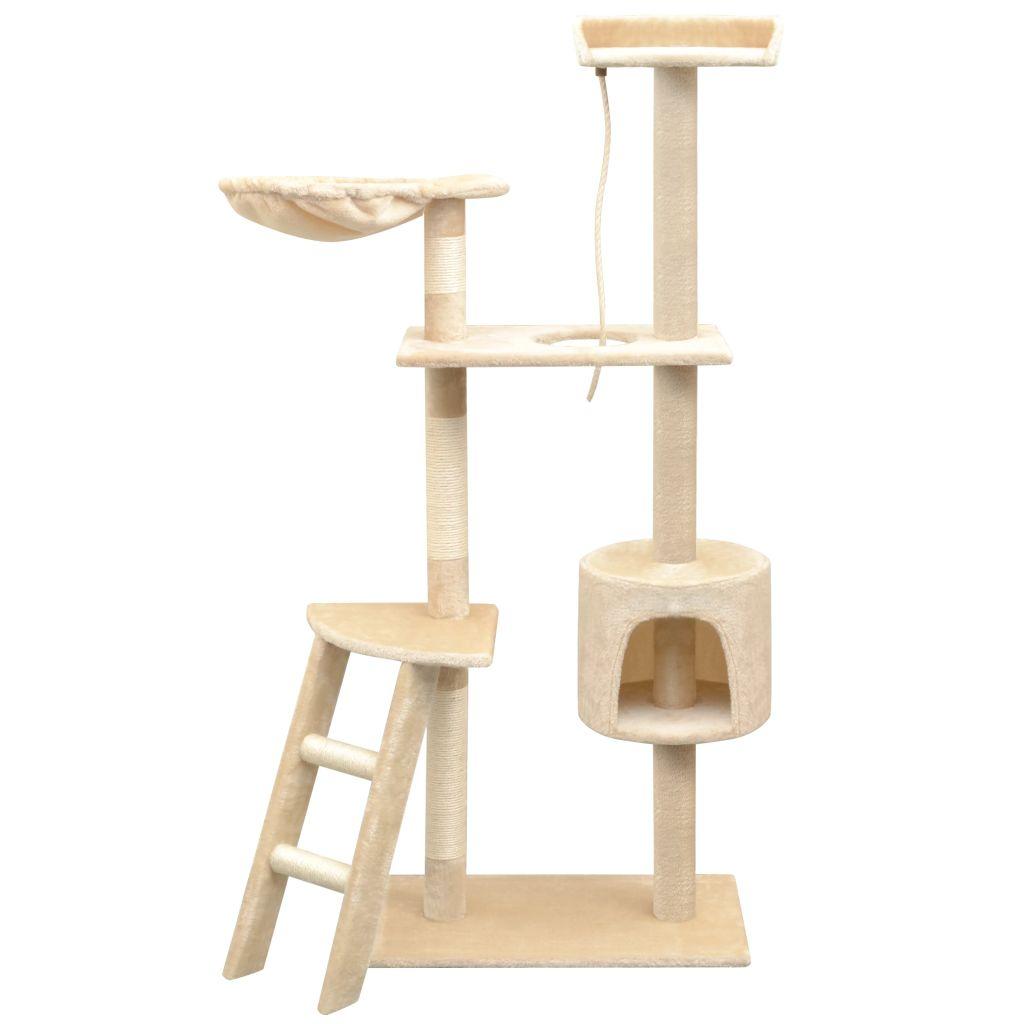 vidaXL Katt Klösträd med klöspelare i sisal 150 cm