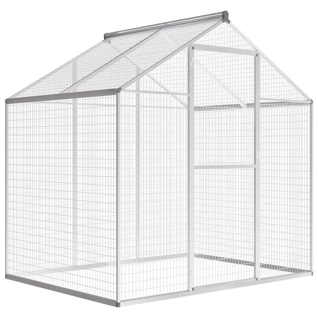 vidaXL Utevoljär i aluminium 178x122x194 cm