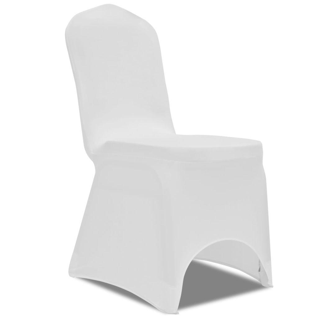 vidaXL Stolsöverdrag stretch 100 st