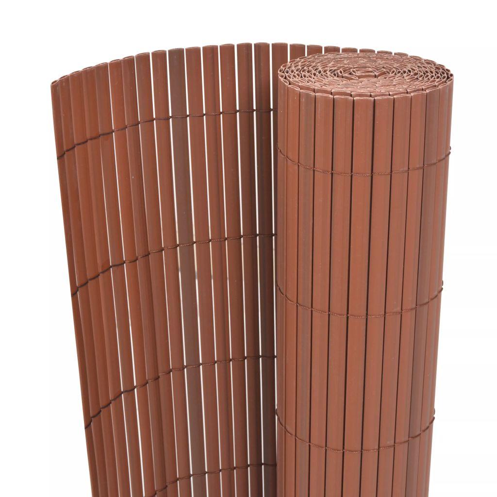 vidaXL Dubbelsidigt insynsskydd PVC 90x500 cm