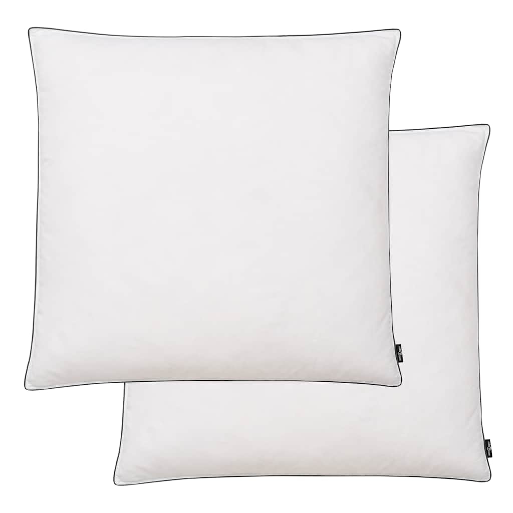 vidaXL Kuddar 2 st dun-/fjäderstoppning lätt 80x80 cm