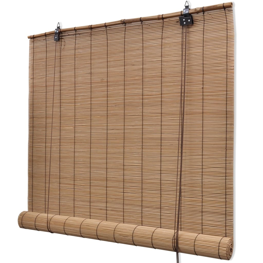 vidaXL Rullgardin bambu 140x220 cm