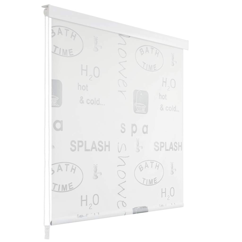 vidaXL Rullgardin för dusch 80x240 cm stänk