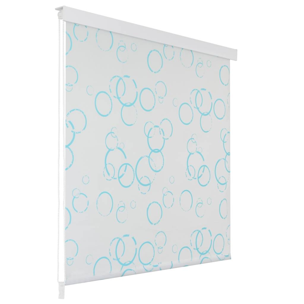 vidaXL Rullgardin för dusch 80x240 cm bubbla