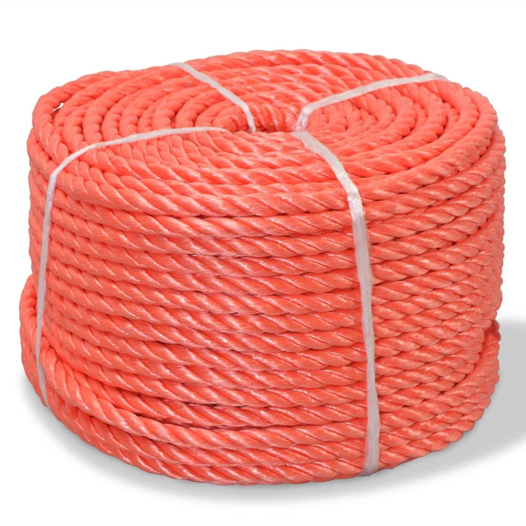 vidaXL Tvinnat rep i polypropylen 8 mm 500 m