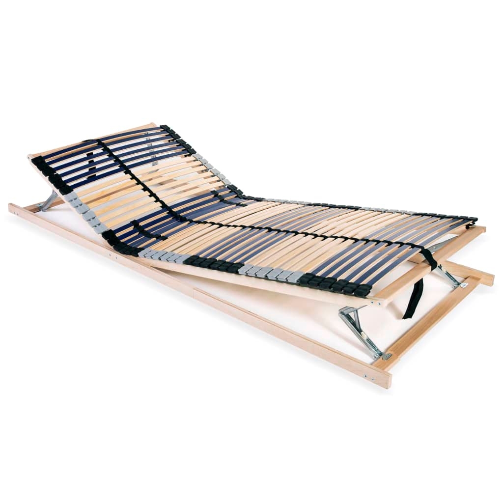 vidaXL Ribbotten med 42 ribbor 7 zoner 90x200 cm