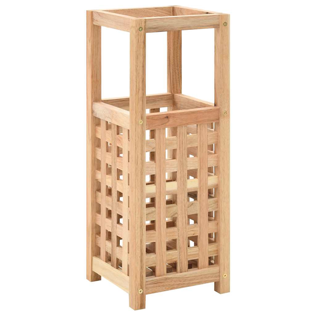 vidaXL paraplystativ massivt valnøddetræ 18 x 18 x 50 cm