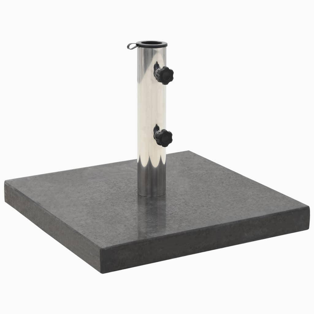 vidaXL Parasollfot granit 28,5 kg fyrkantig