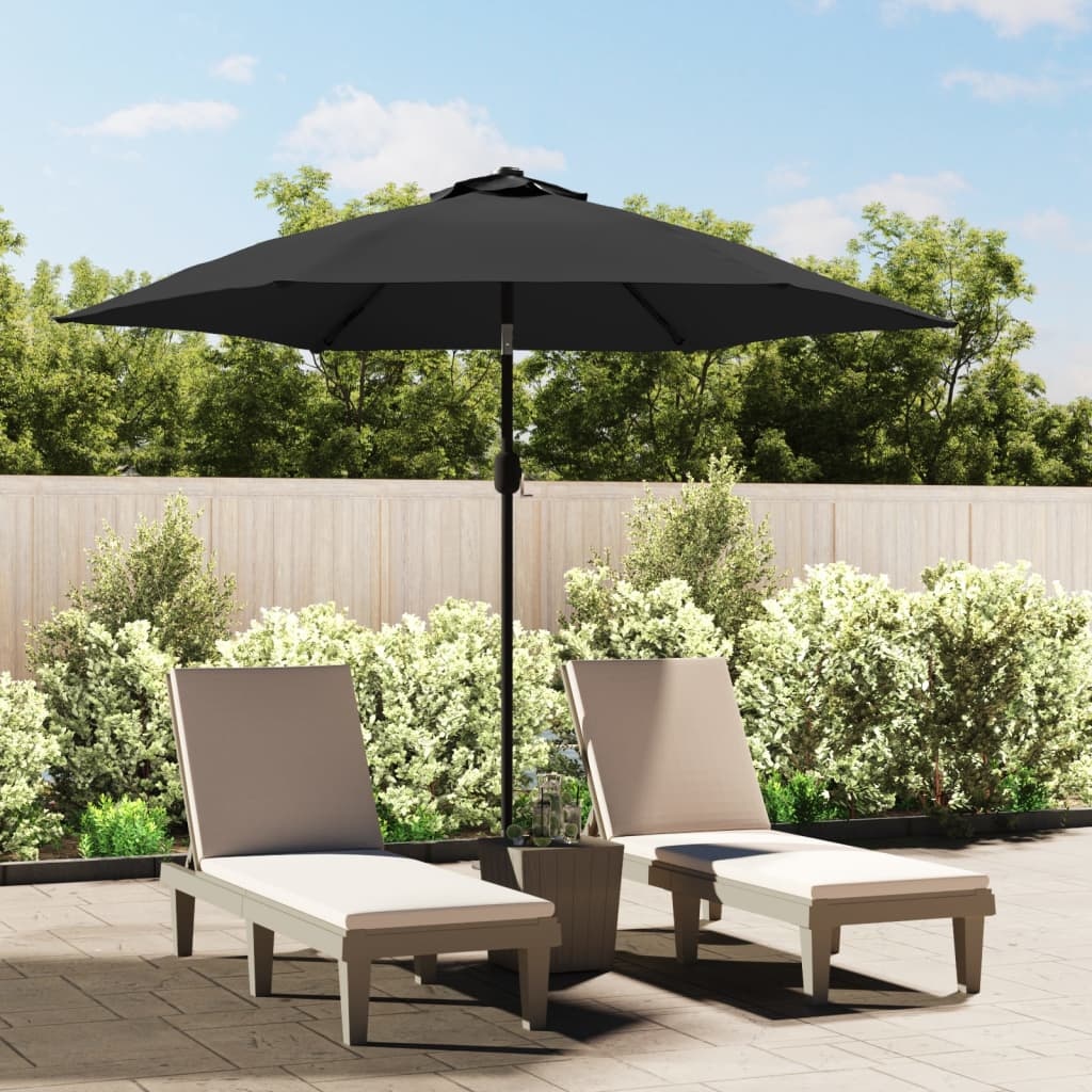 vidaXL Aurinkovarjo metallirunko 300 cm antrasiitti