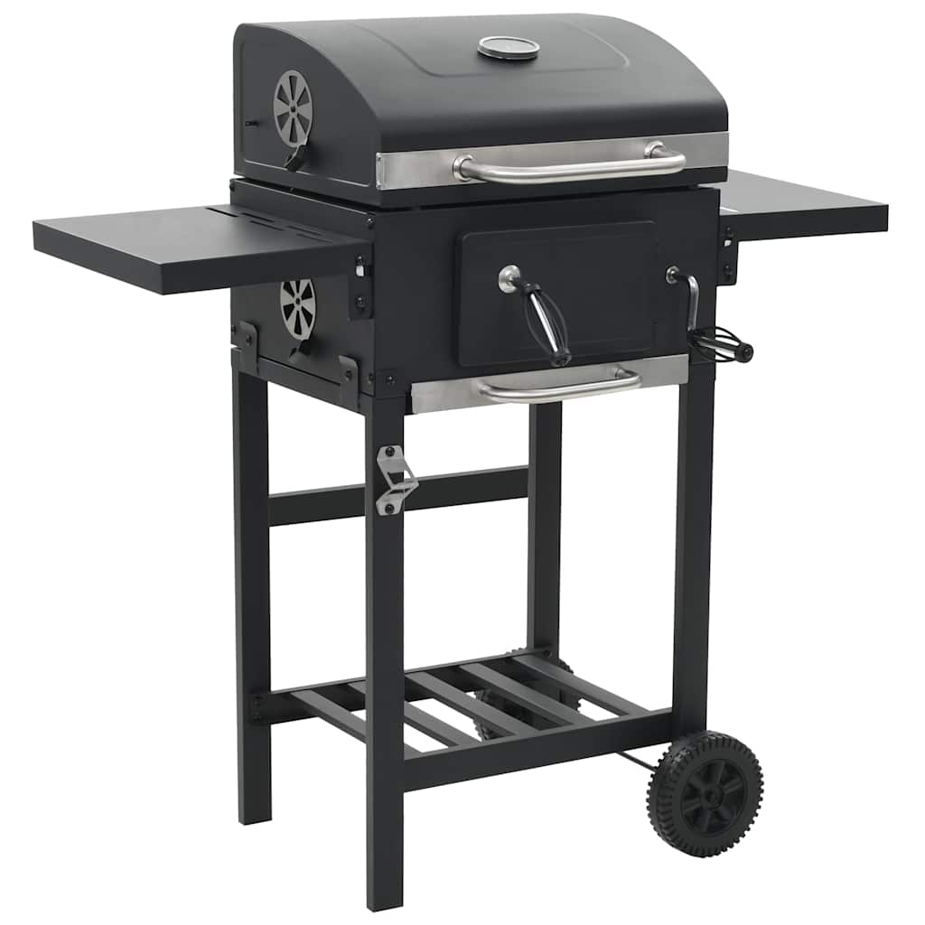 vidaXL Kolgrill med nedre hylla