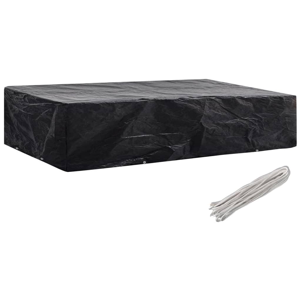vidaXL Överdrag för solsängar 8 öljetter 218x77x55 cm
