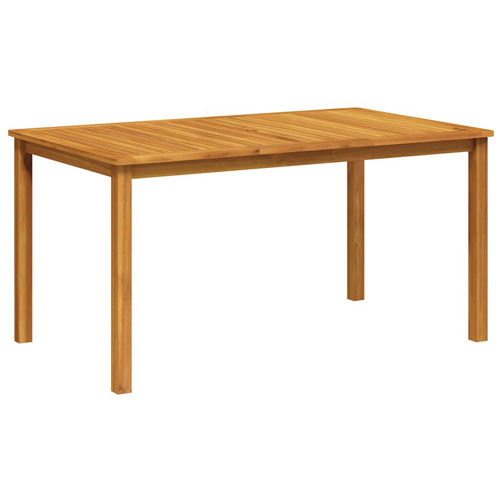 vidaXL Trädgårdsbord 150x90x74 cm massivt akaciaträ