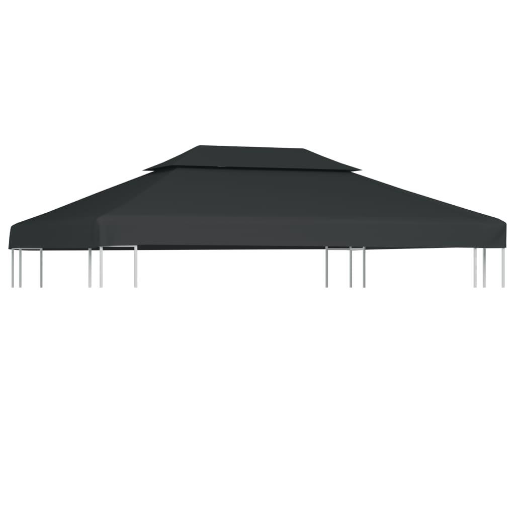 vidaXL Paviljongtak med ventilering 310 g/m² 4x3 m