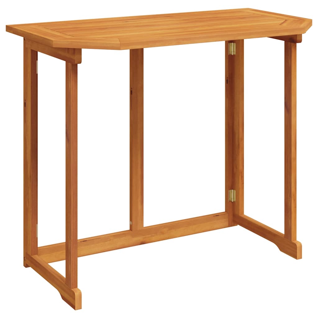 vidaXL Cafébord 90x50x75 cm massivt akaciaträ