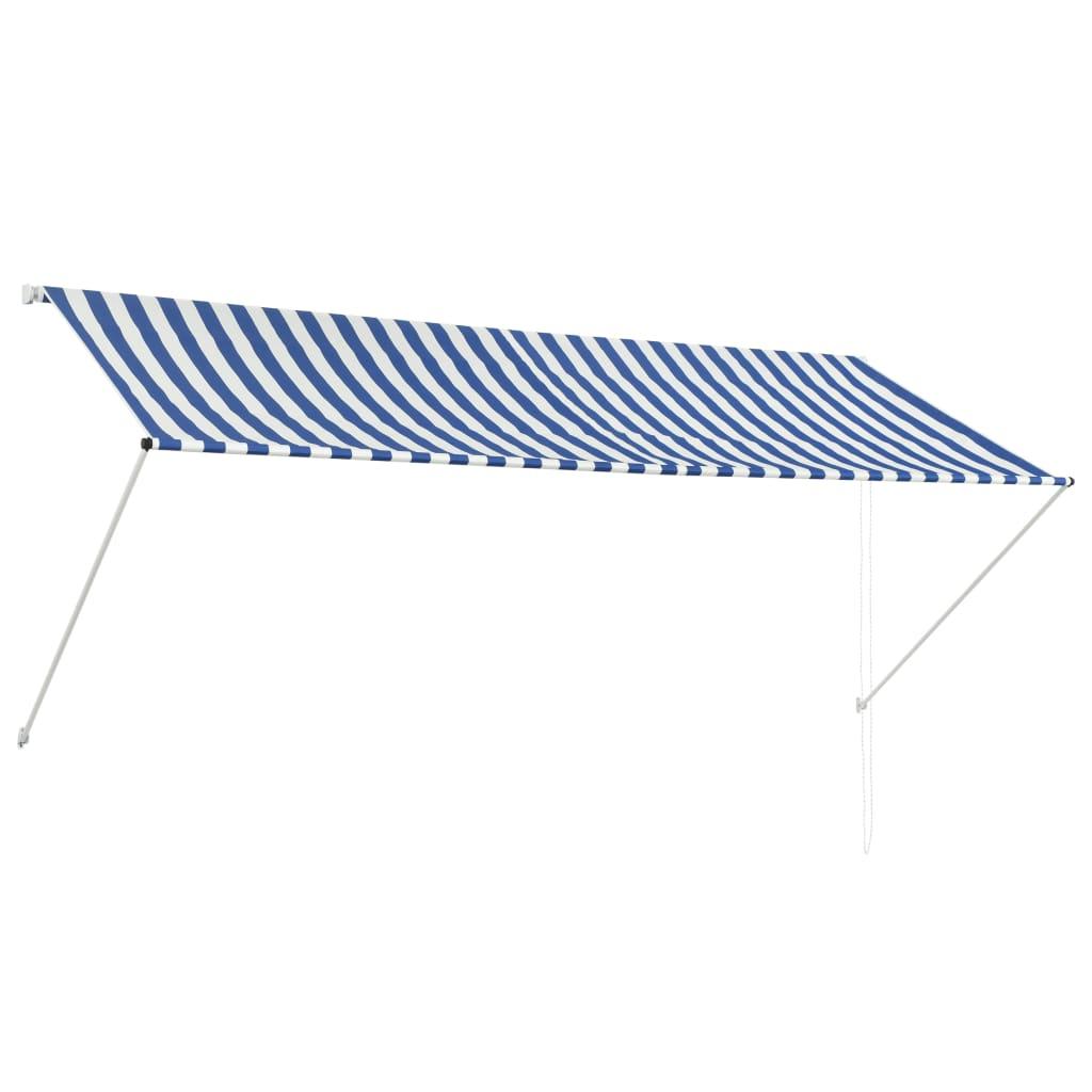 vidaXL Markis 300x150 cm blå och