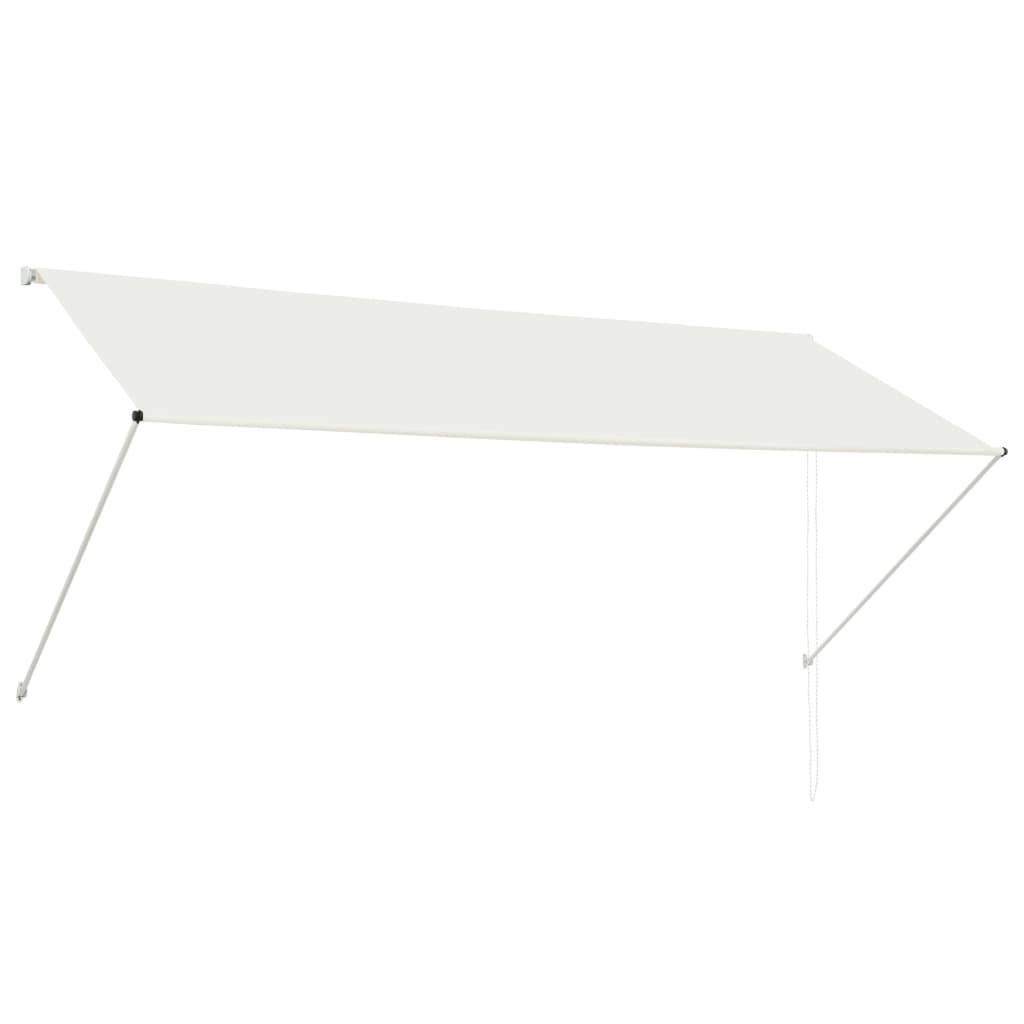 vidaXL Markis 300x150 cm gräddvit