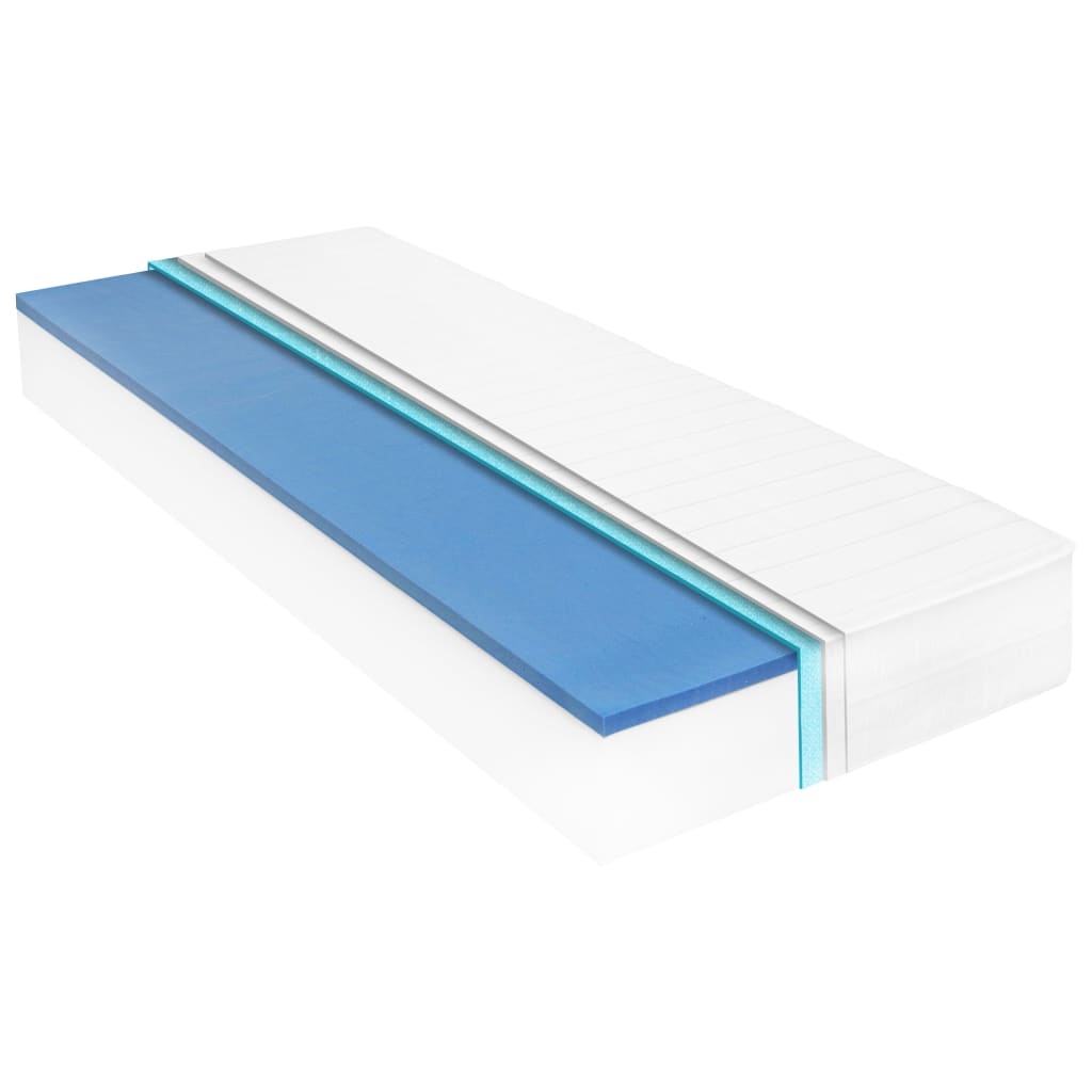 vidaXL Madrass 90x200 cm viskoelastiskt minnesskum 18 cm
