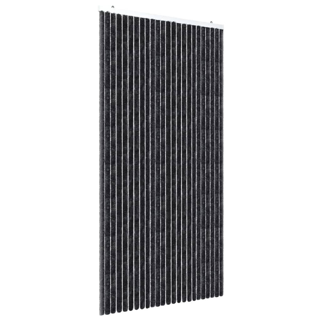 vidaXL Insektsdraperi antracit 100x220 cm chenille