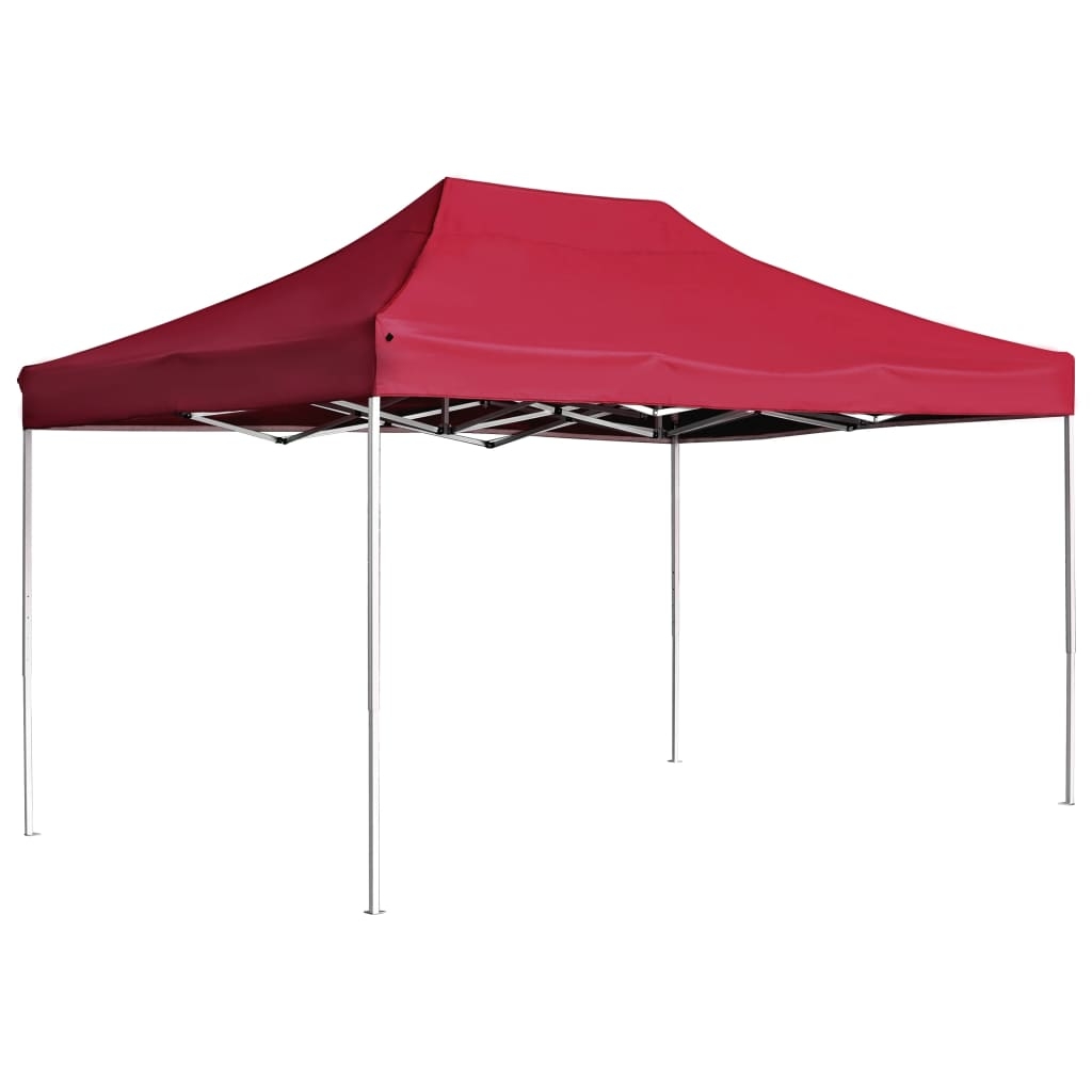 vidaXL Hopfällbart partytält aluminium 4,5x3 m