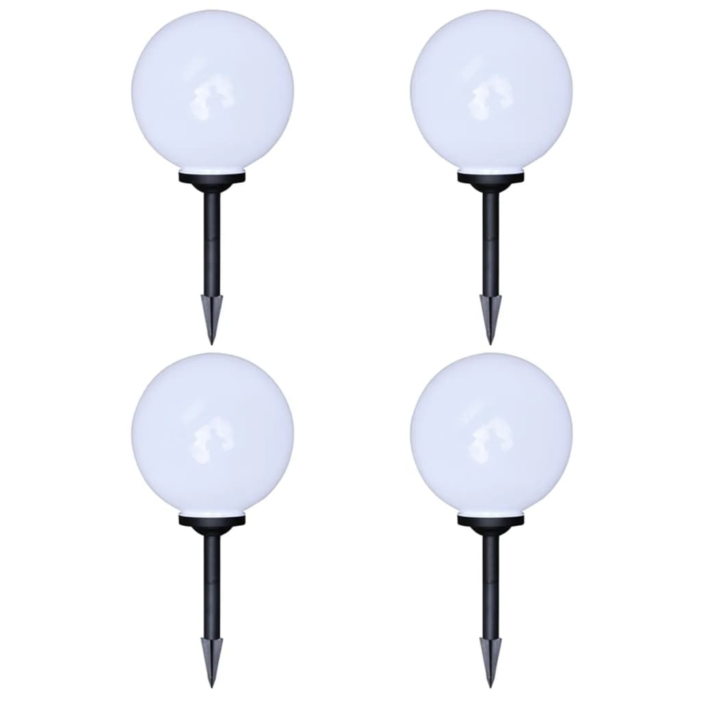 vidaXL Utomhuslampor 4 st LED 30 cm med markspett