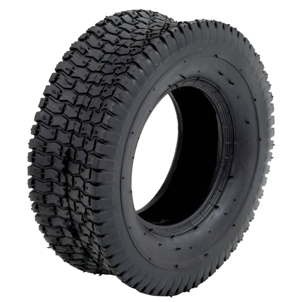 vidaXL Däck till skottkärra 13x5.00-6 4PR gummi
