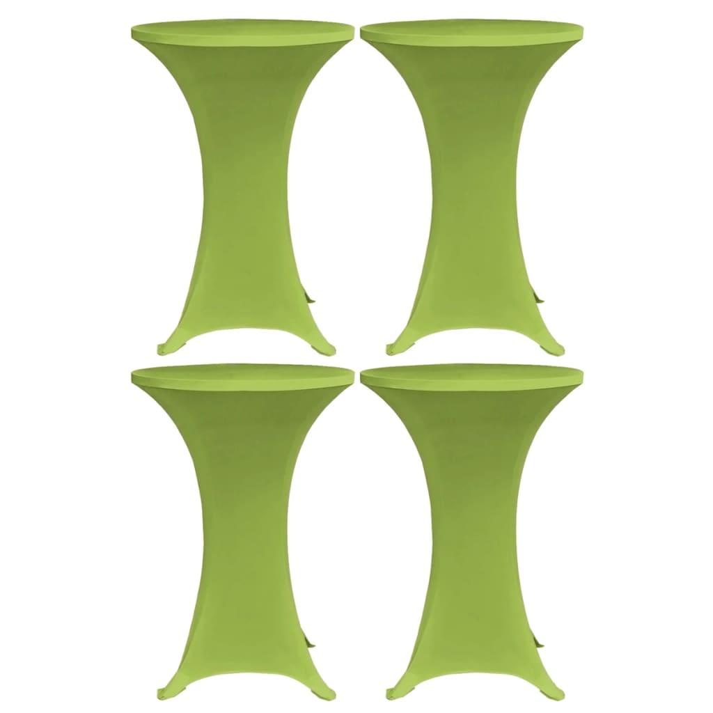 vidaXL Bordsöverdrag 4 st 70 cm stretch