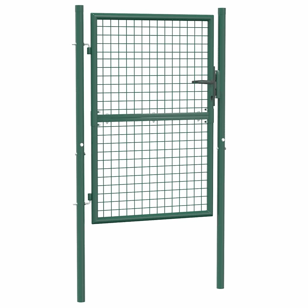 vidaXL Staketgrind stål 100x125 cm