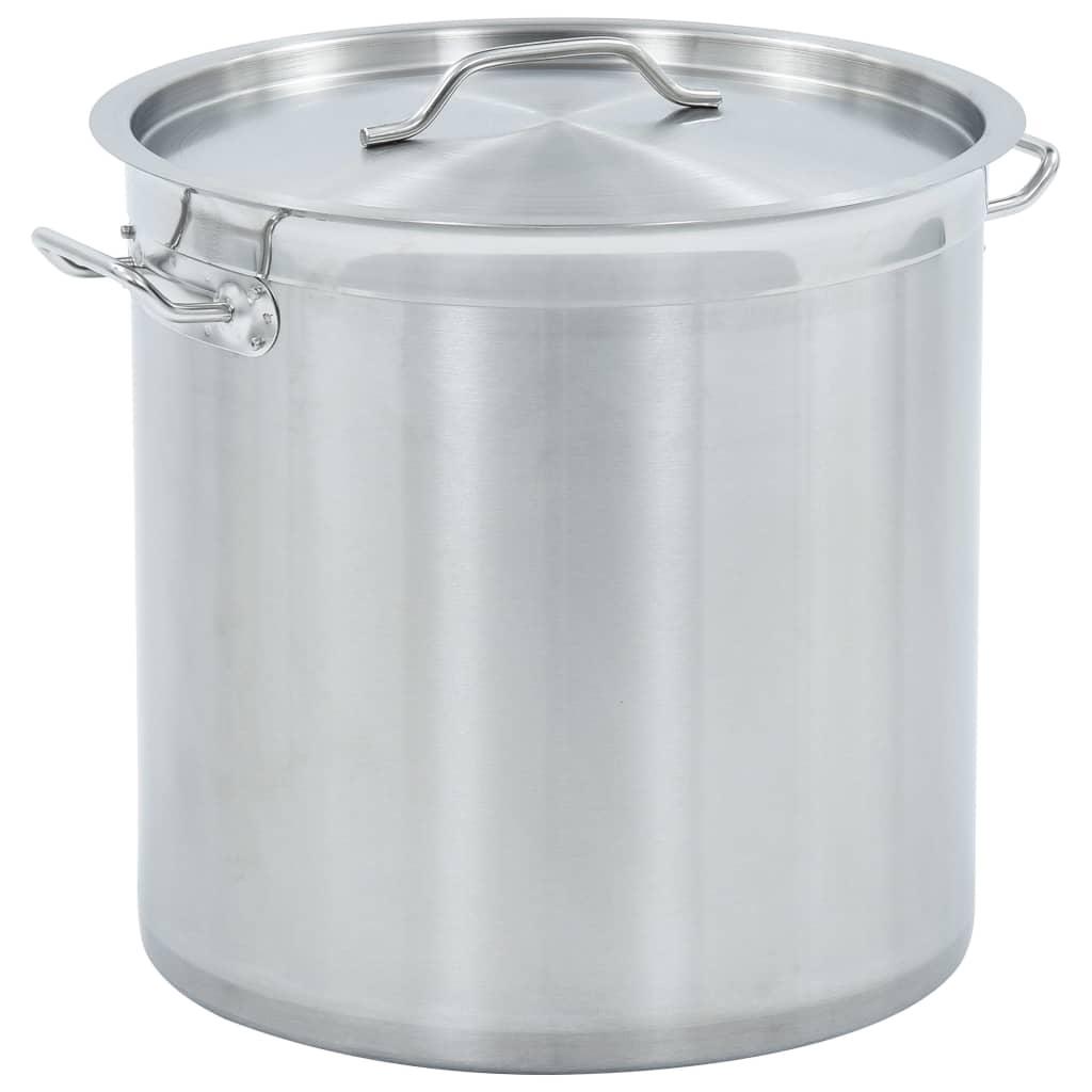 vidaXL suppegryde 35 l 36x36 cm rustfrit stål