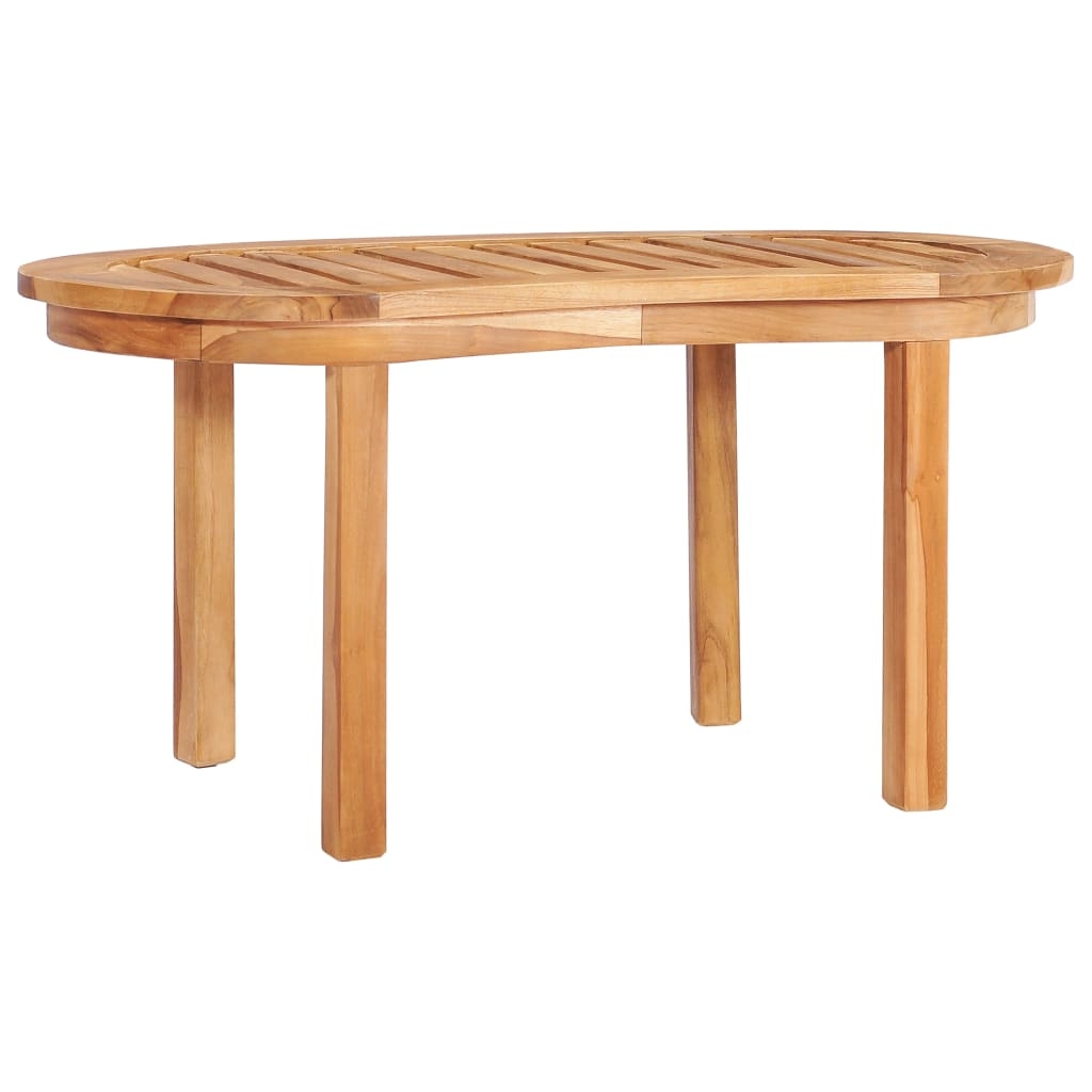 vidaXL Soffbord 90x50x45 cm massiv teak