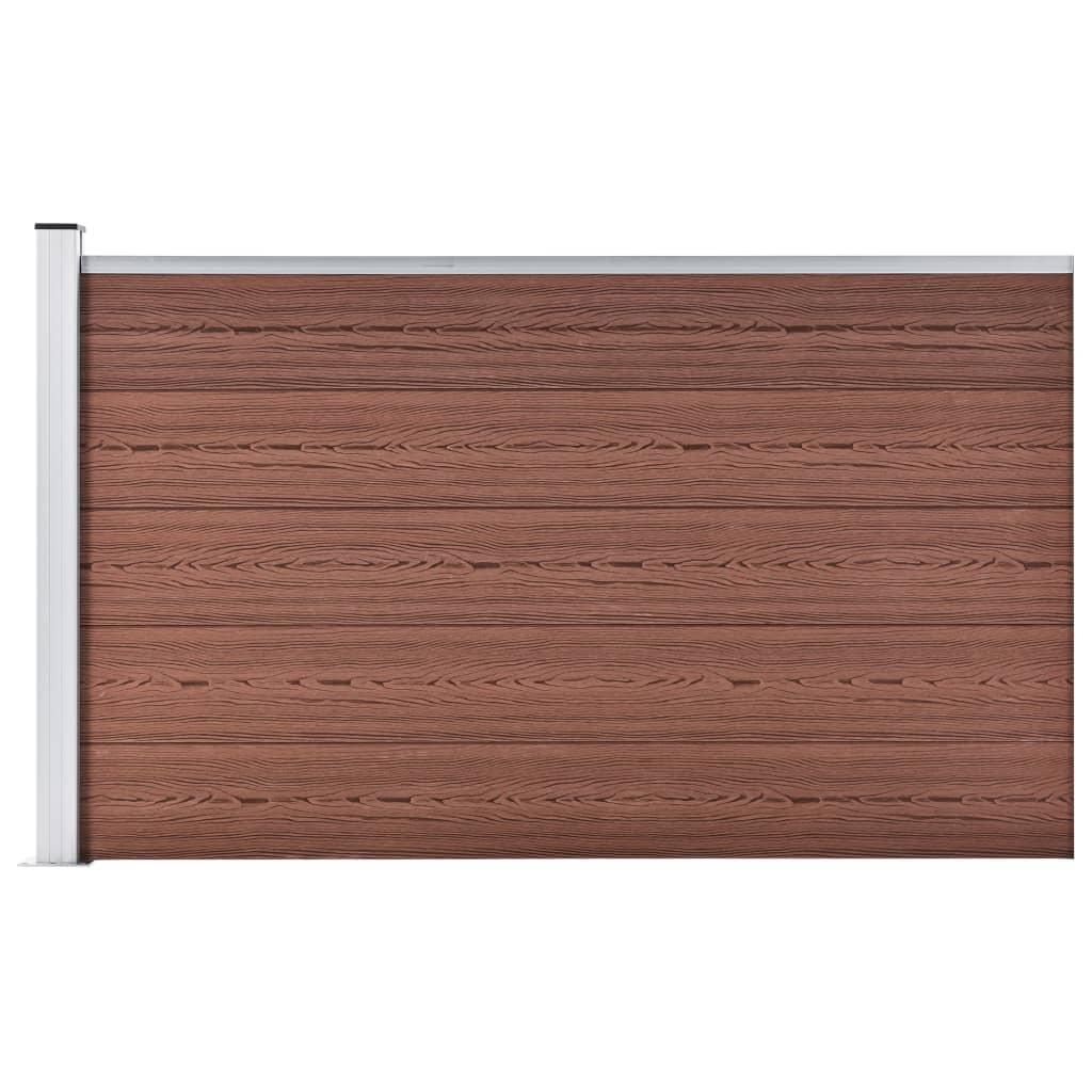 vidaXL Staketpanel WPC 175x105 cm