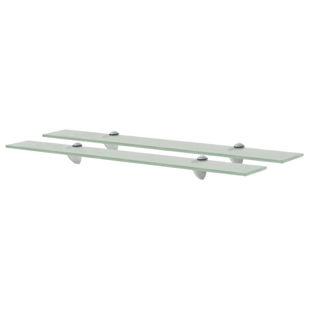 vidaXL Svävande hyllor 2 st glas 70x20 cm 8 mm