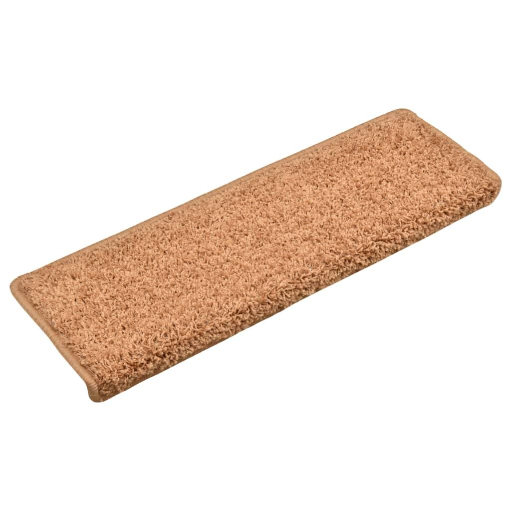 vidaXL Trappstegsmattor 15 st 65x21x4 cm