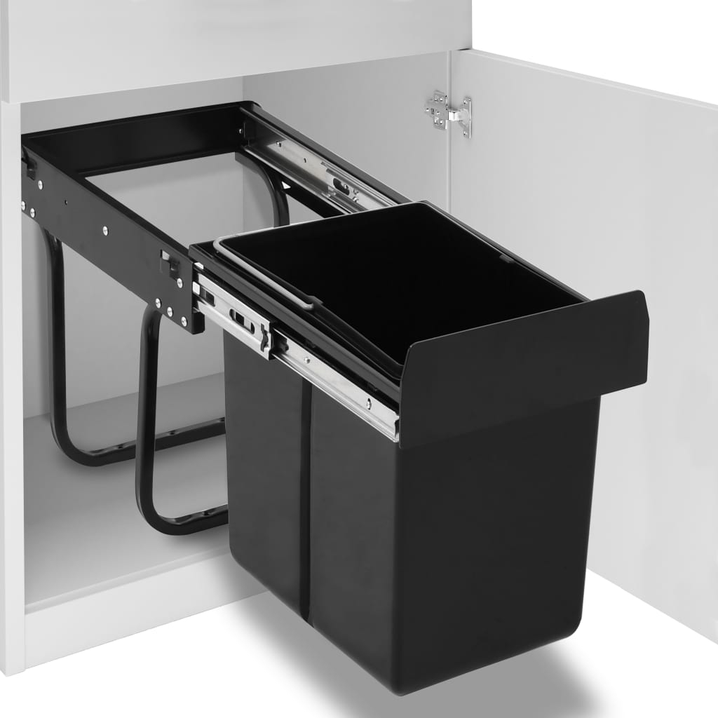 vidaXL Utdragbar sophink mjuk stängning 20 L