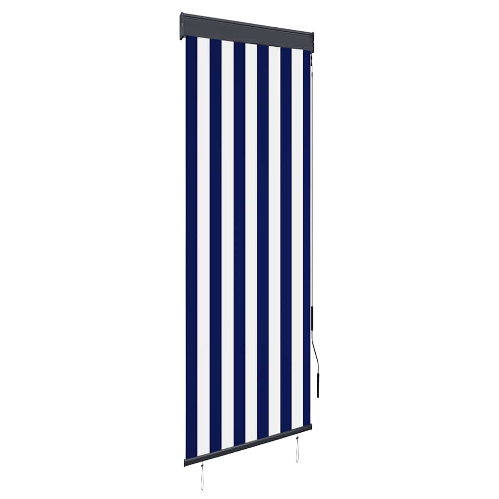 vidaXL Rullgardin utomhus 60x250 cm blå och