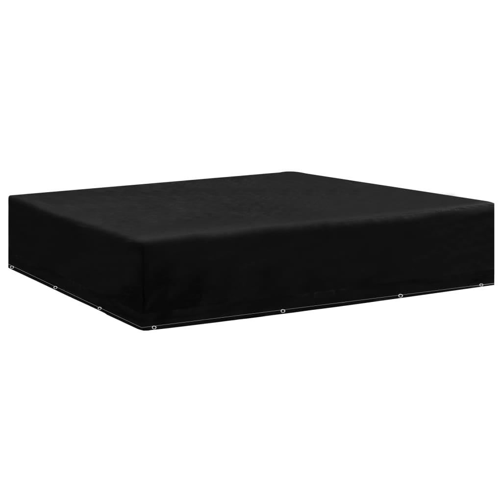 vidaXL Överdrag för trädgårdsmöbler 12 öljetter 250x250x70 cm