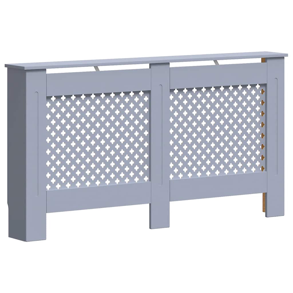 vidaXL Elementskydd antracit 152x19x81,5 cm MDF