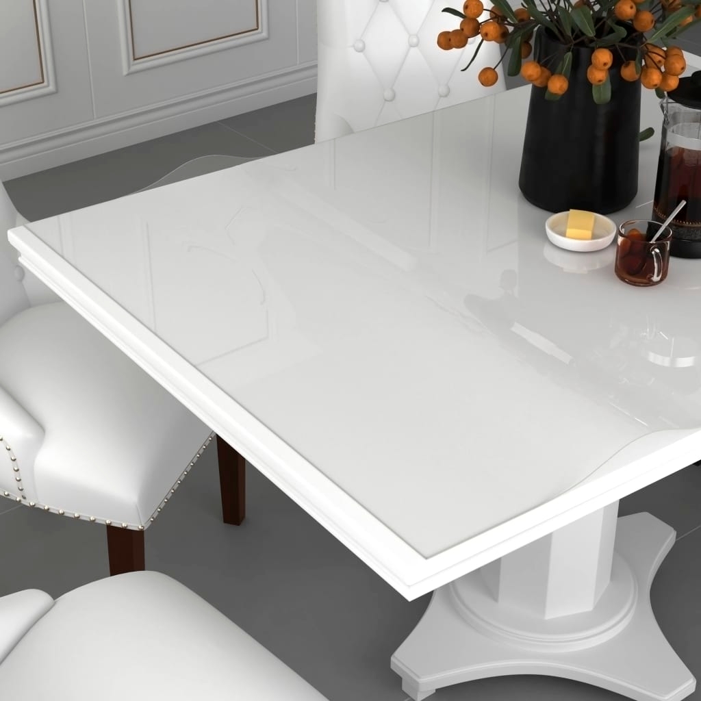 vidaXL Bordsskydd genomskinligt 200x100 cm 1,6 mm PVC