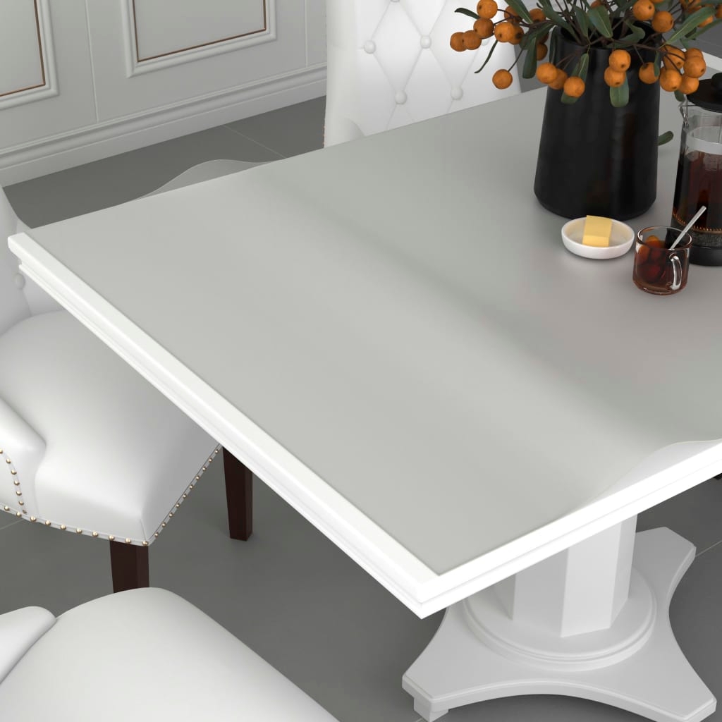 vidaXL Bordsskydd matt 140x90 cm 1,6 mm PVC
