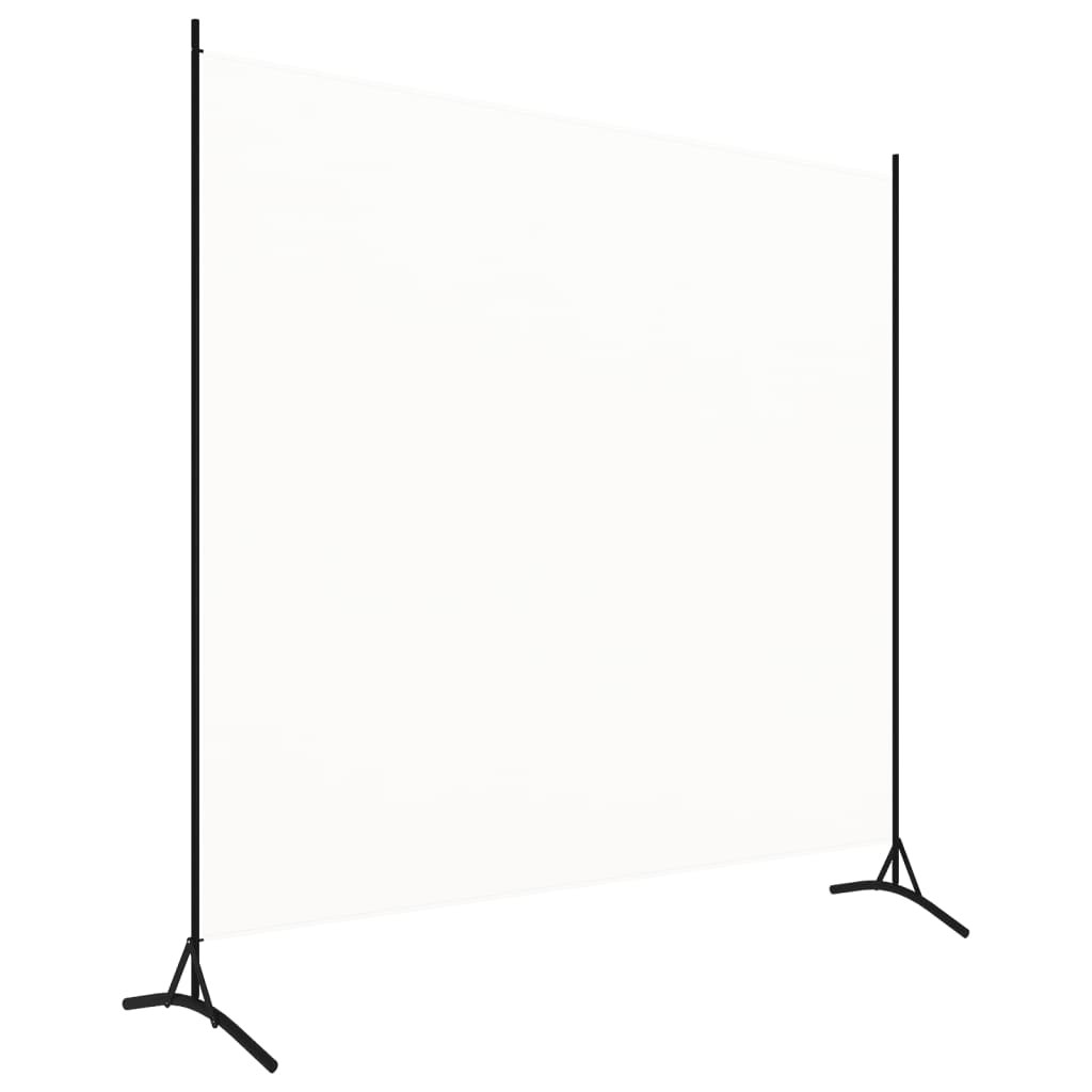 vidaXL Rumsavdelare vit 175x180 cm tyg