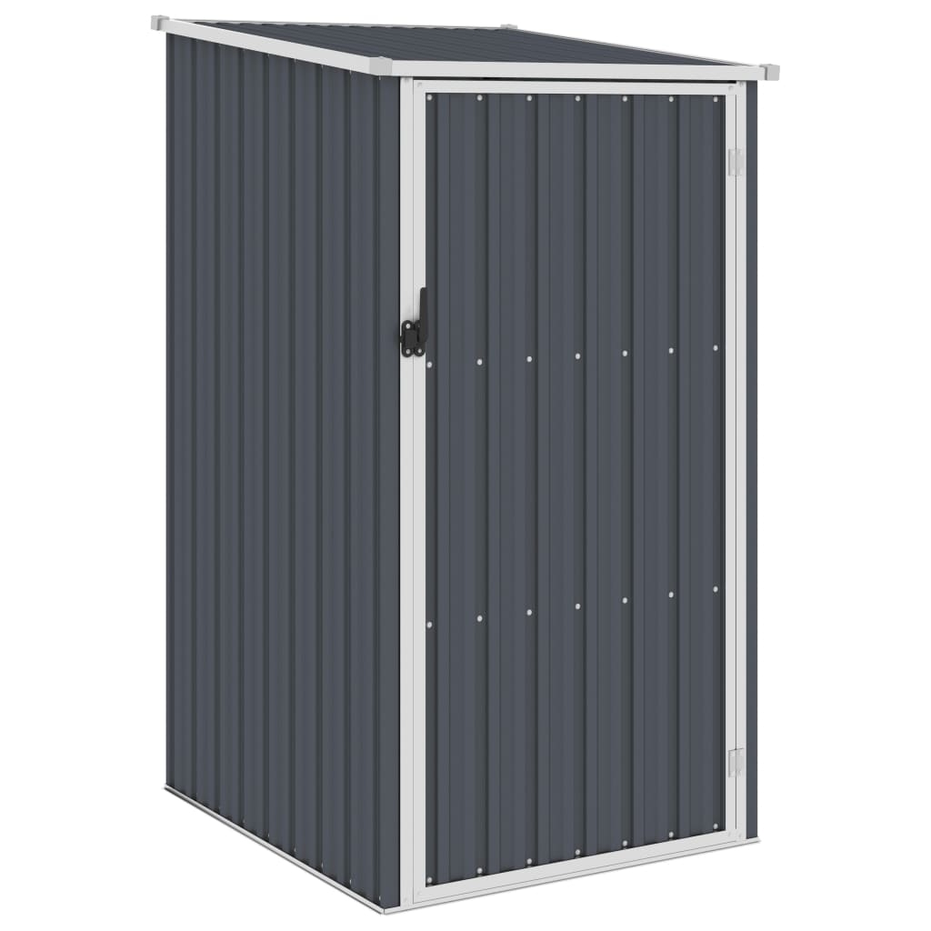 vidaXL Trädgårdsskjul antracit 87x98x159 cm galvaniserat stål