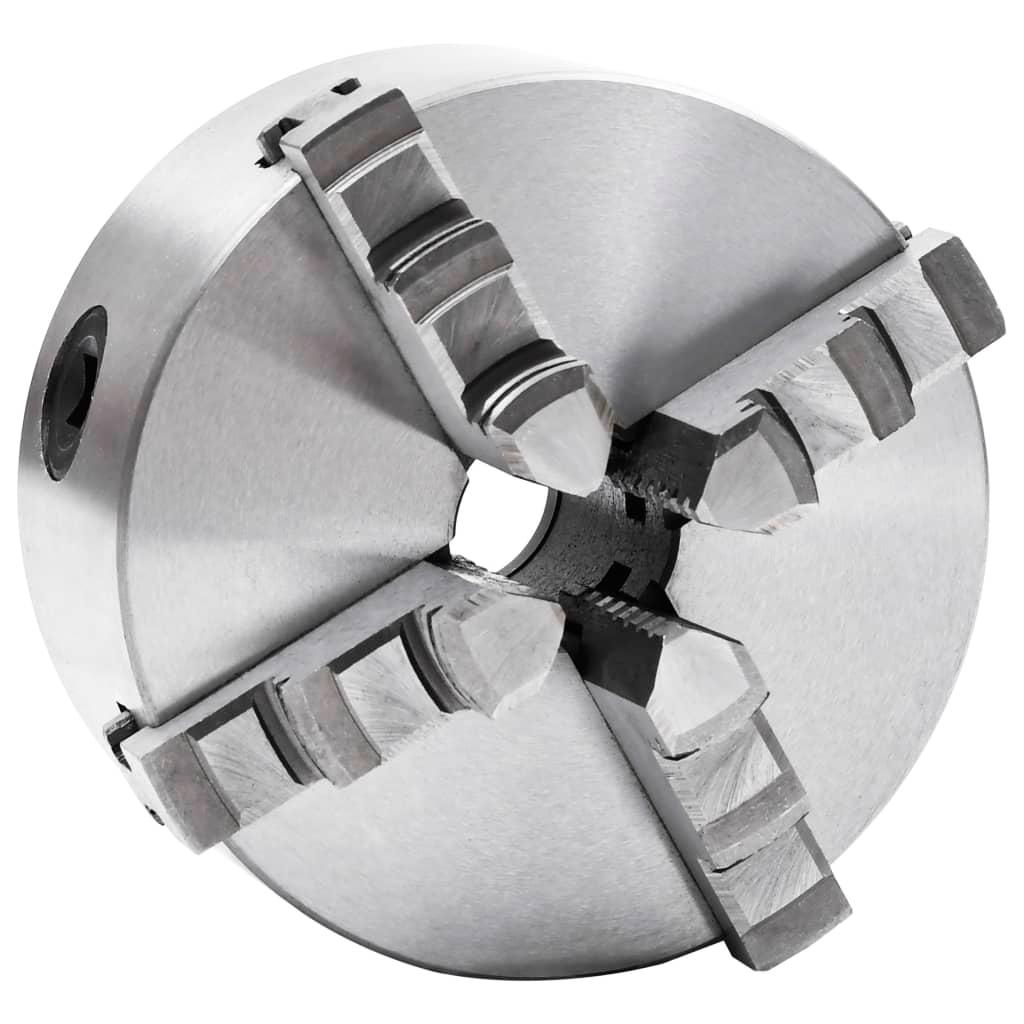 vidaXL 4-backs självjusterande svarvchuck 125 mm stål