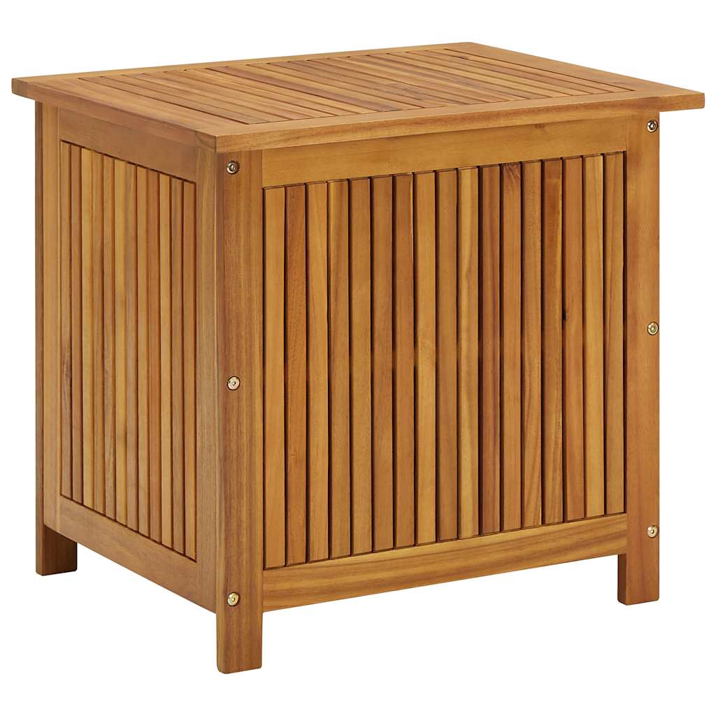 vidaXL Puutarhan varastolaatikko 60x50x58 cm täysi akaasiapuu