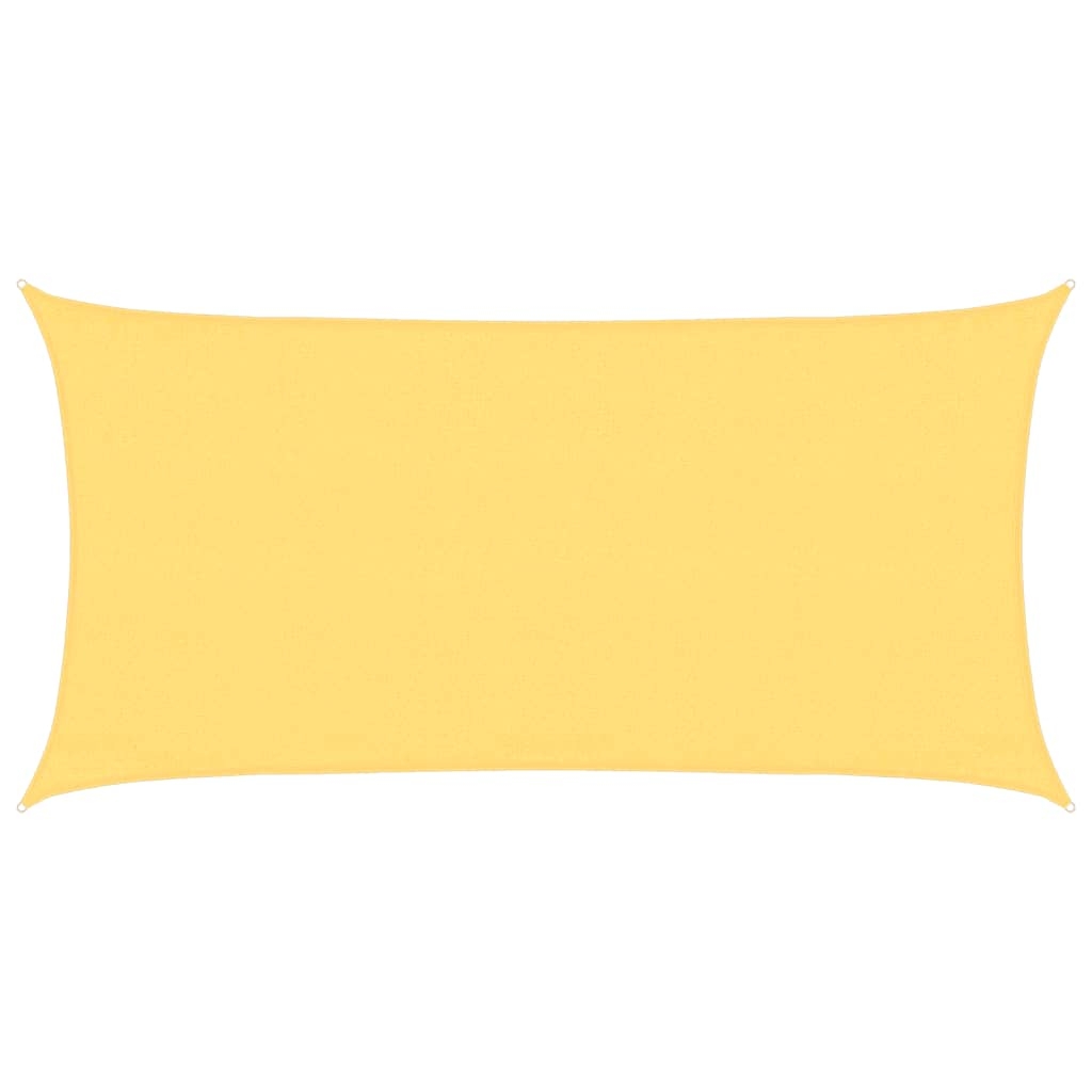 vidaXL Solsegel 160 g/m² beige 3x6 m HDPE