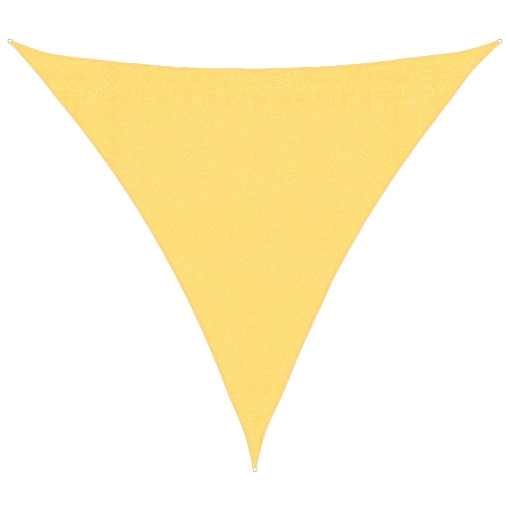 vidaXL Solsegel 160 g/m² beige 3x3x3 m HDPE