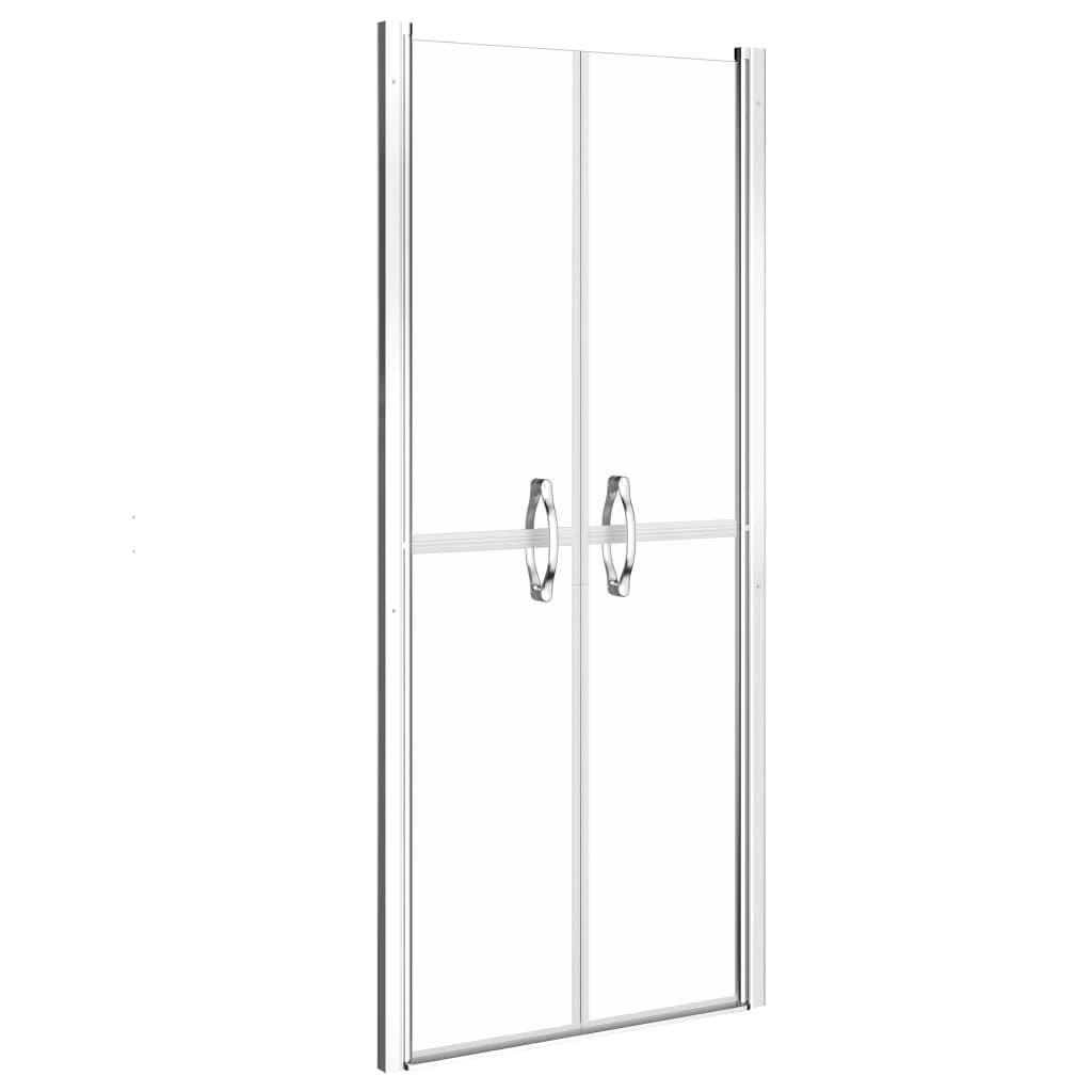 vidaXL Duschdörr klar ESG 71x190 cm