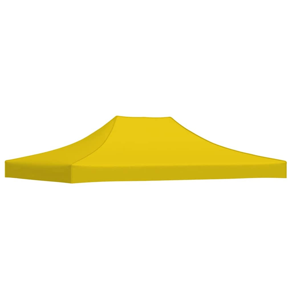 vidaXL Tak till partytält 4x3 m gul 270 g/m²