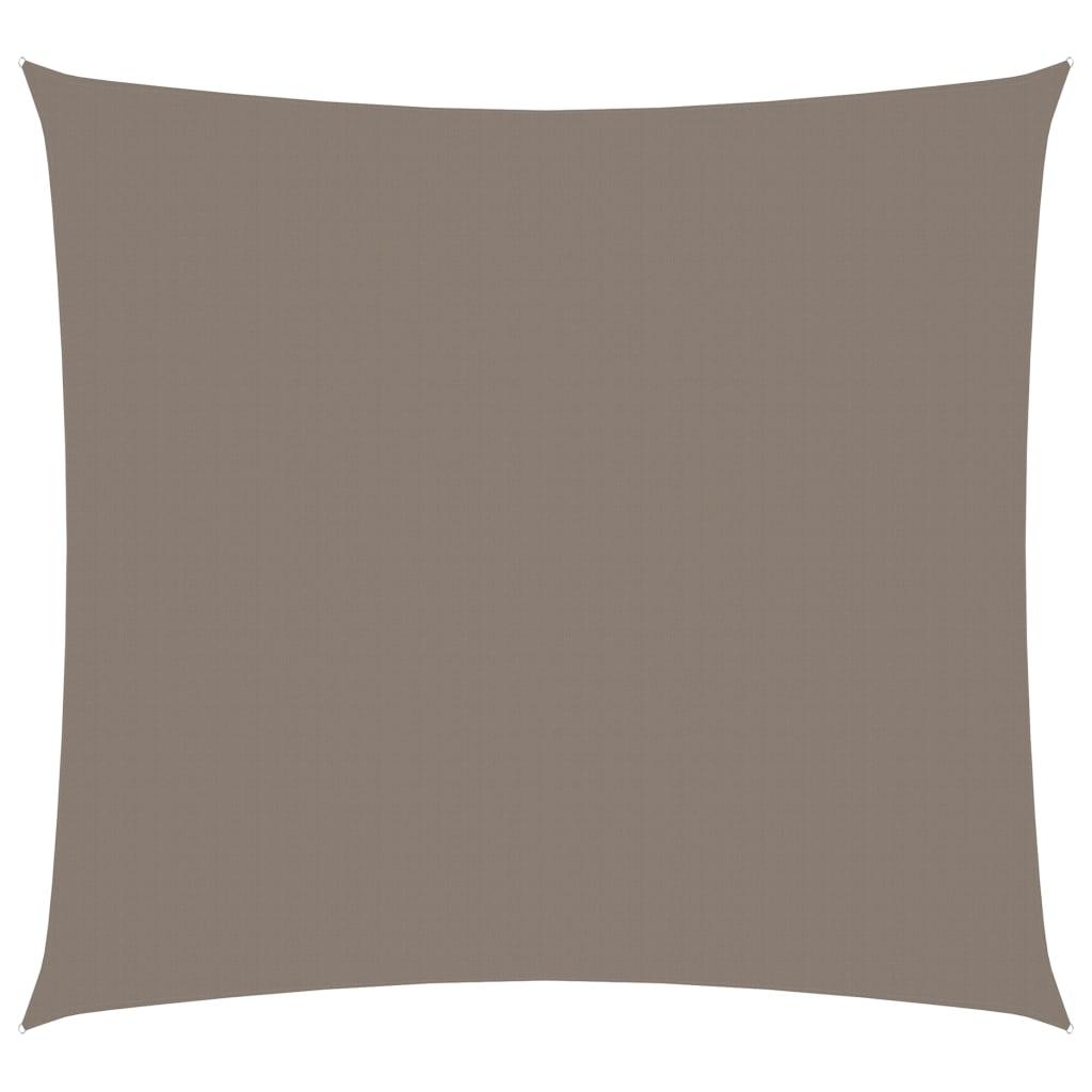 vidaXL Solsegel oxfordtyg fyrkantigt 7x7 m taupe