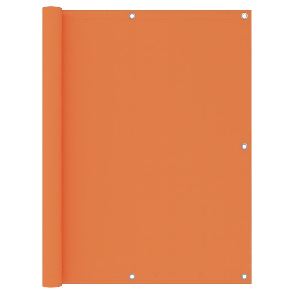 vidaXL Balkongskärm orange 120x400 cm oxfordtyg